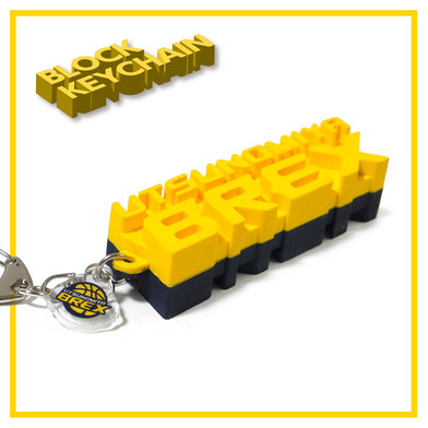 BREXブロック ラバーキーホルダー